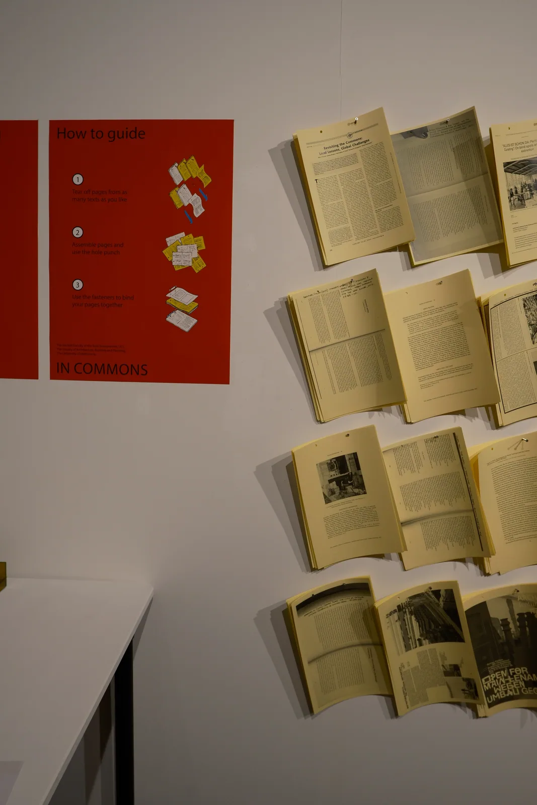 In Commons exhibition display
